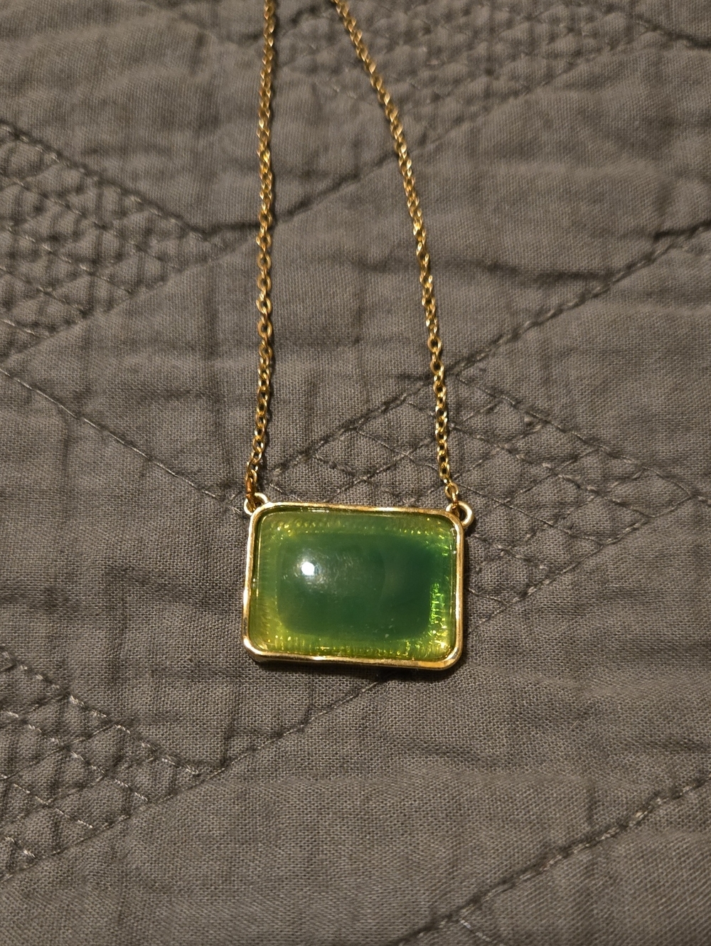 Green Stone Necklace